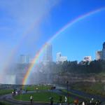 Rainbow over  Niagara Falls
