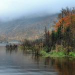 Echo Lake in the Rain