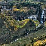 Waterfall at Logan's Pass 1