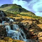 Waterfall at Logan's Pass 4