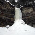 Munising Falls in Winter