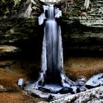 Memorial Falls in Winter