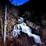 Cullasaja Falls at Night