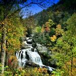 Cullasaja Falls in Autumn 1