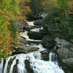 Cullasaja Falls in Autumn 2