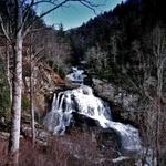 Cullasaja Falls in Winter