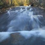 Sliding Rock in Winter 2