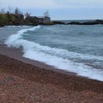 Shack on Lake Superior in Autumn