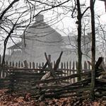 Creepy Homestead in the Fog