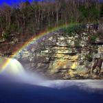Moonbow at Cumberland Falls. This was shot at 10 pm under the light of the full moon. According to Park Rangers this is the only place in the Western Hemisphere where this occurs.