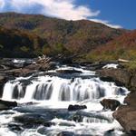 Sandstone Falls in Autumn 7