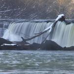 Sandstone Falls in Winter 2