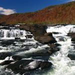 Sandstone Falls in Autmn, Upper Falls 2