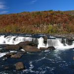 Sandstone Falls in Autmn, Upper Falls 3