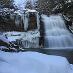 Muddy Creek Falls in Winter