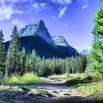 St Mary's Falls Trail HDR