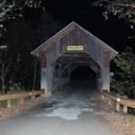 Emily's Bridge, Vermont. Rumoured to be Haunted and is quite creepy at night.